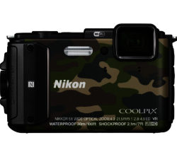 NIKON  COOLPIX AW130 Tough Compact Camera - Camouflage